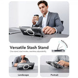 ESR Samsung Galaxy S26 Plus -suojakuori Classic Hybrid Kickstand MagSafe, läpinäkyvä