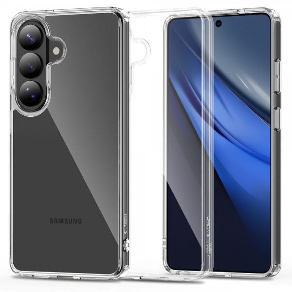 Tech-Protect Samsung Galaxy S26 Plus Kuori FlexAir Hybrid Transparent