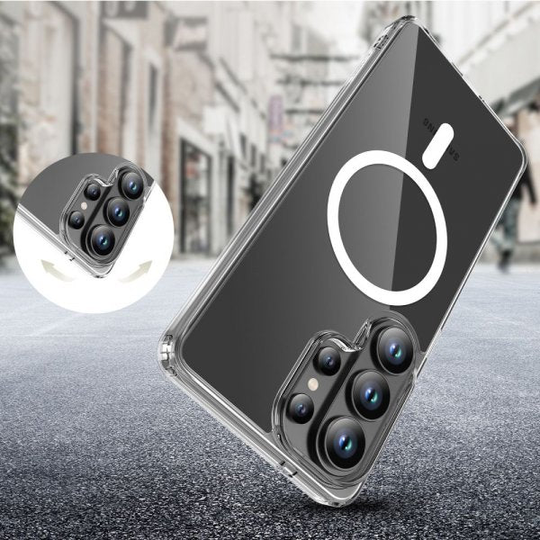 Tech-Protect Samsung Galaxy S26 Ultra -kuori FlexAir Hybrid MagSafe Transparent