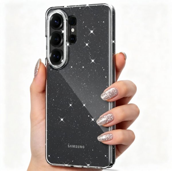 Tech-Protect Samsung Galaxy S26 Ultra Kuori FlexAir Transparent Glitter