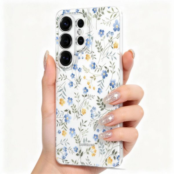 Tech-Protect Samsung Galaxy S26 Ultra -kuori FlexAir kukkakuviolla