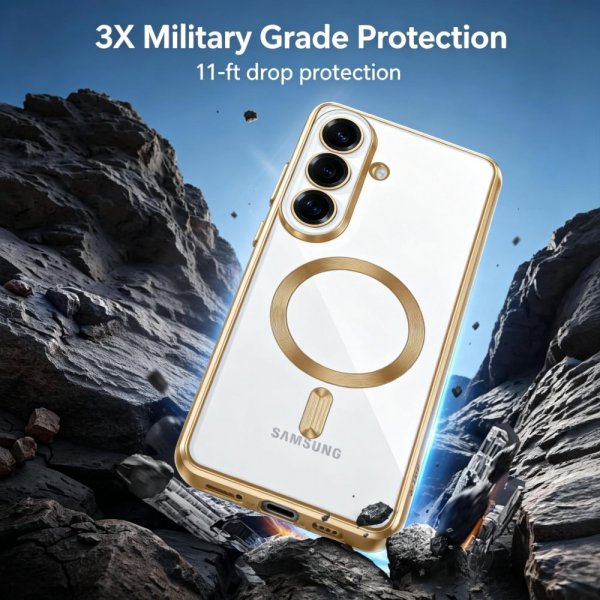 Tech-Protect Samsung Galaxy S26 Plus Suojakuori MagFlex MagSafe Kulta