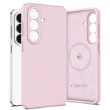 Tech-Protect Samsung Galaxy S26 -silikonisuojakuori MagSafella, pinkki