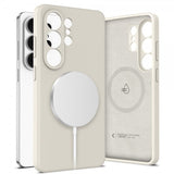 Tech-Protect Samsung Galaxy S26 Ultra Silicone MagSafe -suojakuori, beige