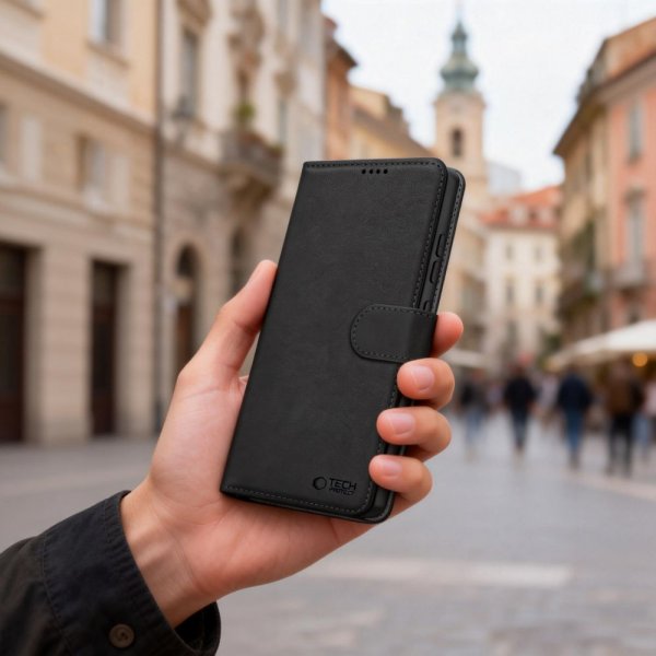 Tech-Protect Samsung Galaxy S26 Ultra Kotelo Wallet Musta