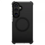 UNIQ Samsung Galaxy S26 Plus -suojakuori Combat MagClick, musta