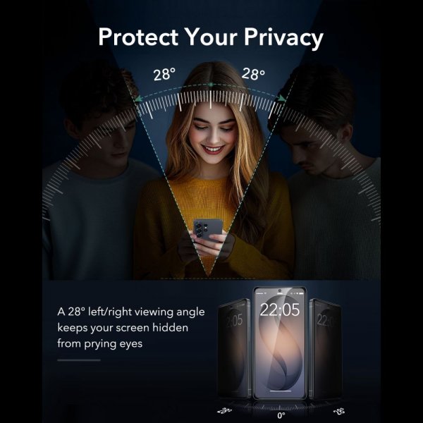 ESR Samsung Galaxy S26 Ultra näytönsuoja UltraFit Armorite Privacy