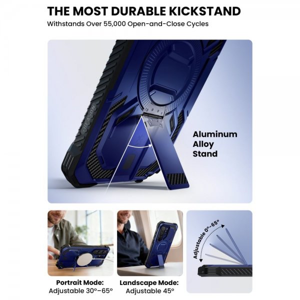 Supcase Samsung Galaxy S26 Ultra Kuori ArmorBox Clip MagSafe Sininen
