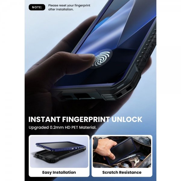 Supcase Samsung Galaxy S26 Ultra Kuori ArmorBox Clip MagSafe Sininen