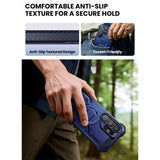 Supcase Samsung Galaxy S26 Ultra Kuori ArmorBox Clip MagSafe Sininen