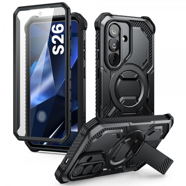 Supcase Samsung Galaxy S26 Kuori ArmorBox MagSafe Musta