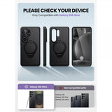 Supcase Samsung Galaxy S26 Ultra Kuori Cosmo MagSafe Kevlar Musta