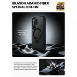 Supcase Samsung Galaxy S26 Ultra Kuori Cosmo MagSafe Kevlar Musta