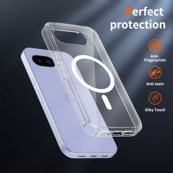 Tech-Protect Google Pixel 10a Kuori FlexAir Hybrid MagSafe Läpinäkyvä