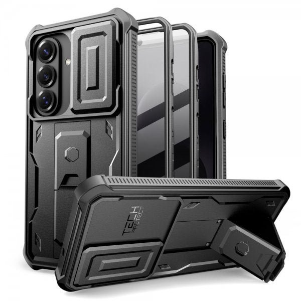 Tech-Protect Samsung Galaxy S26 -suojakuori, Kevlar Cam+, musta