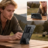 Tech-Protect Samsung Galaxy S26 -suojakuori, Kevlar Cam+, musta