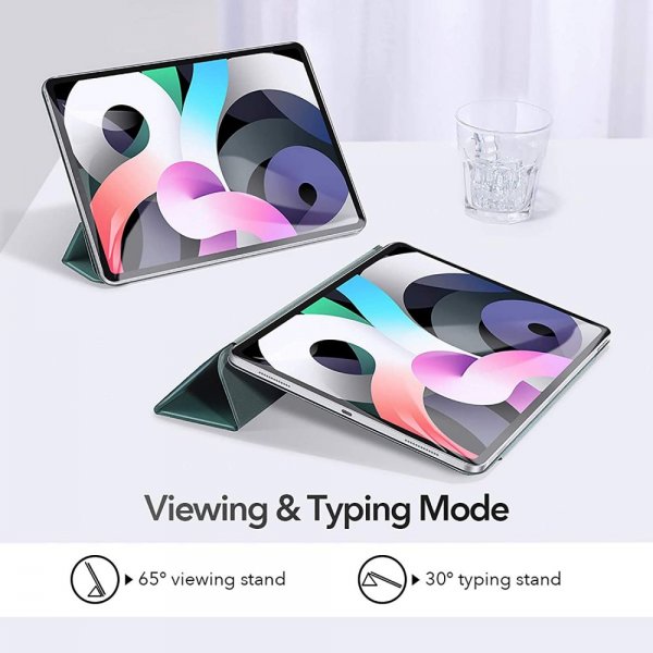 ESR iPad Air 10.9 (sukupolvi 4/5) Rebound Magnetic -suojakotelo, vihreä