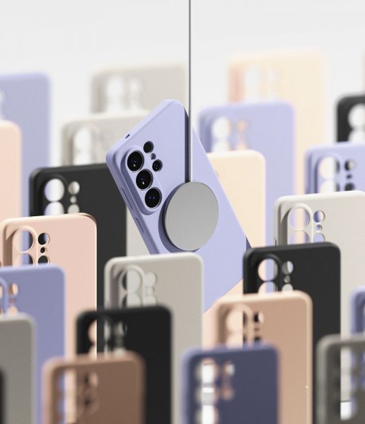 Ringke Samsung Galaxy S26 Ultra Silicone Magnetic -suojakuori, musta
