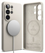 Ringke Samsung Galaxy S26 Ultra Kuori Silikoni Magneettinen Beige