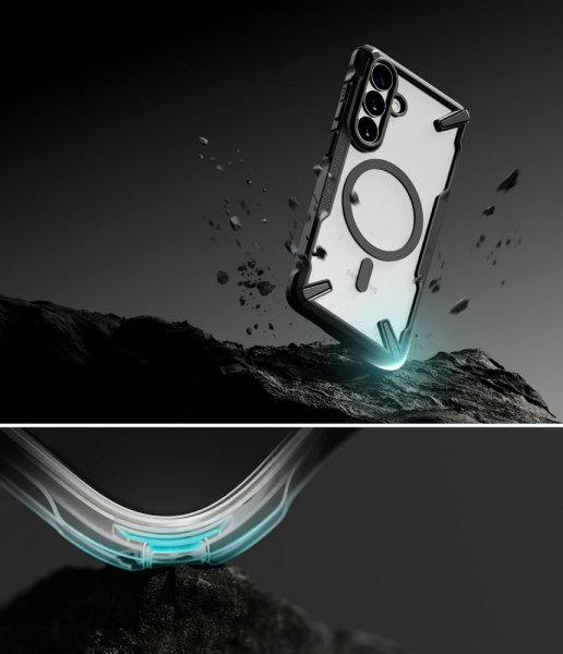 Ringke Samsung Galaxy S26 Plus Suojakuori Fusion X Magnetic Musta