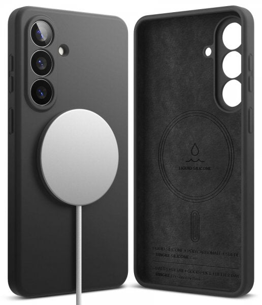 Ringke Samsung Galaxy S26 Plus Kuori Silicone Magnetic Musta