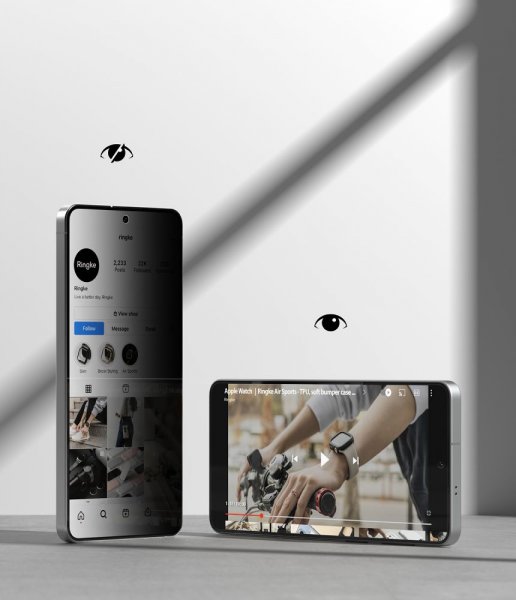 Ringke Samsung Galaxy S26 Plus -näytönsuoja Easy Slide Privacy 2 kpl