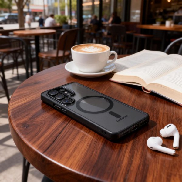 Tech-Protect Samsung Galaxy S26 Ultra Kuori MagMat MagSafe Musta