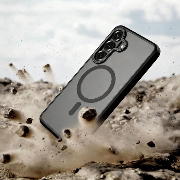 Tech-Protect Samsung Galaxy S26 -suojakuori MagCam MagSafe, musta