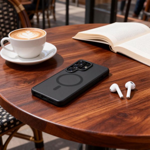 Tech-Protect Samsung Galaxy S26 Ultra Kuori MagCam MagSafe Musta