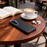 Tech-Protect Samsung Galaxy S26 Kuori Ion Carbon MagSafe Musta