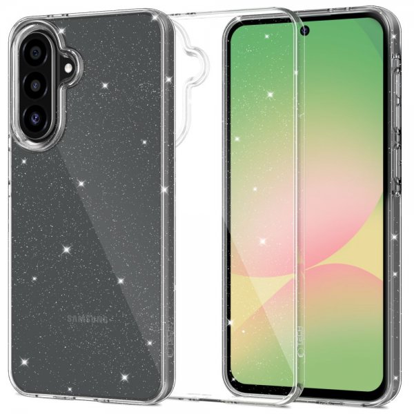 Tech-Protect Samsung Galaxy A36/Galaxy A37 Kuori FlexAir Läpinäkyvä Glitter