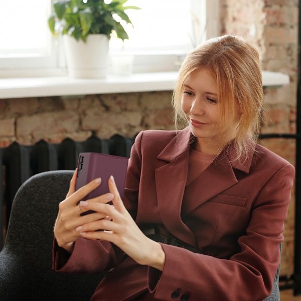 Tech-Protect Samsung Galaxy A36/A56/A37 Kotelo Lompakko Punainen