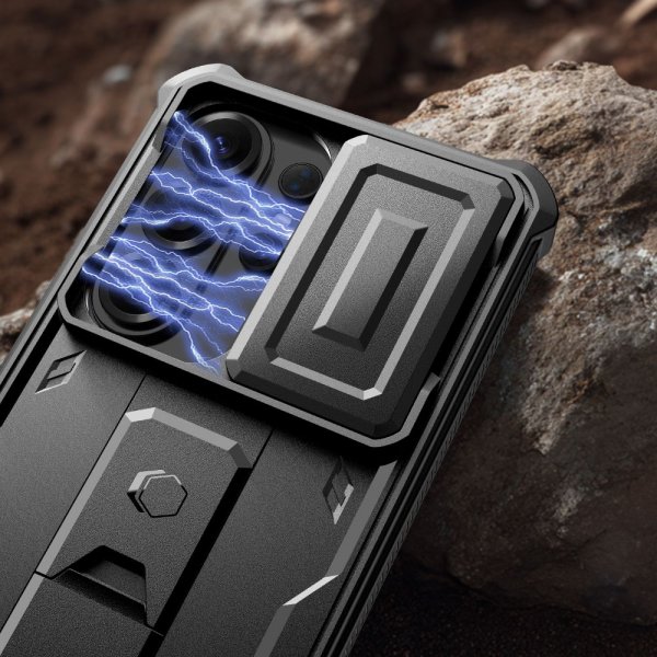 Tech-Protect Samsung Galaxy S26 Ultra Kuori Kevlar Cam+ Musta