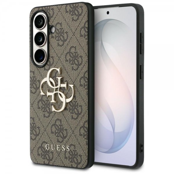 Arvaa Samsung Galaxy S26 Kuori 4G Metal Logo Ruskea