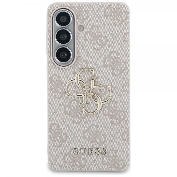 Guess Samsung Galaxy S26 Plus -kuoret 4G Metal Logo Rosa