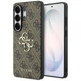 Guess Samsung Galaxy S26 Ultra Suojakuori 4G Metal Logo Ruskea