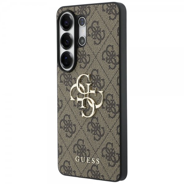 Guess Samsung Galaxy S26 Ultra Suojakuori 4G Metal Logo Ruskea