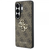 Guess Samsung Galaxy S26 Ultra Suojakuori 4G Metal Logo Ruskea