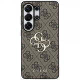 Guess Samsung Galaxy S26 Ultra Suojakuori 4G Metal Logo Ruskea
