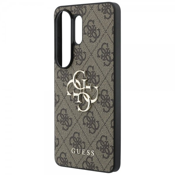 Guess Samsung Galaxy S26 Ultra Suojakuori 4G Metal Logo Ruskea