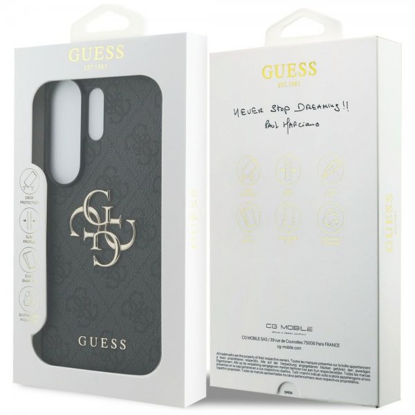 Guess Samsung Galaxy S26 Ultra Kuoret 4G Metal Logo Musta
