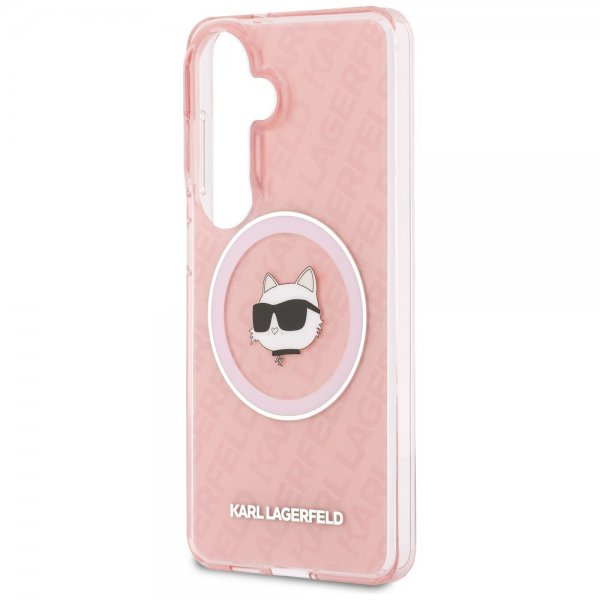 Karl Lagerfeld Samsung Galaxy S26 -kuori Choupette MagSafe, pinkki