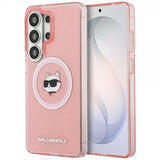Karl Lagerfeld Samsung Galaxy S26 Ultra -kuori, Choupette MagSafe, pinkki