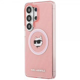 Karl Lagerfeld Samsung Galaxy S26 Ultra -kuori, Choupette MagSafe, pinkki