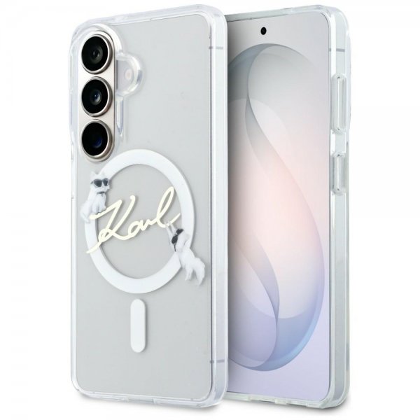 Karl Lagerfeld Samsung Galaxy S26 Kuori Script MagSafe Transparent