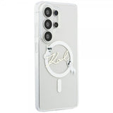 Karl Lagerfeld Samsung Galaxy S26 Ultra Kuoret Script MagSafe Läpinäkyvä