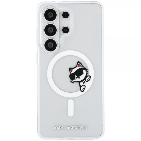 Karl Lagerfeld Samsung Galaxy S26 Ultra -kuori Choupette Peekaboo MagSafe Läpinäkyvä