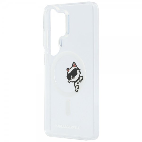Karl Lagerfeld Samsung Galaxy S26 Ultra -kuori Choupette Peekaboo MagSafe Läpinäkyvä