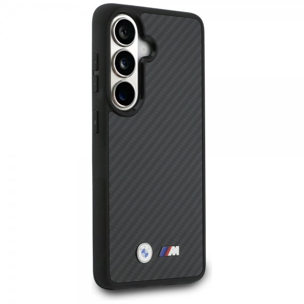 BMW Samsung Galaxy S26 Kuori Kevlar MagSafe M Logo Musta