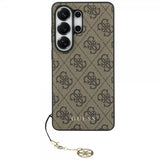 Guess Samsung Galaxy S26 Ultra Kuoret 4G Charm MagSafe Ruskea